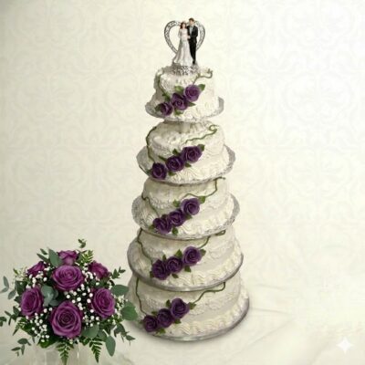 Tort mireasa 5 etaje
