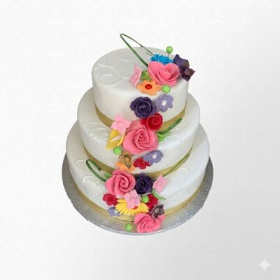 Tort cu flori