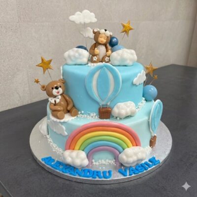 Tort aniversar cu ursuleti