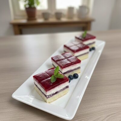 Miniprajituri cu fructe de padure