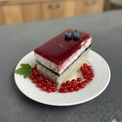 Prajitura cu fructe de padure